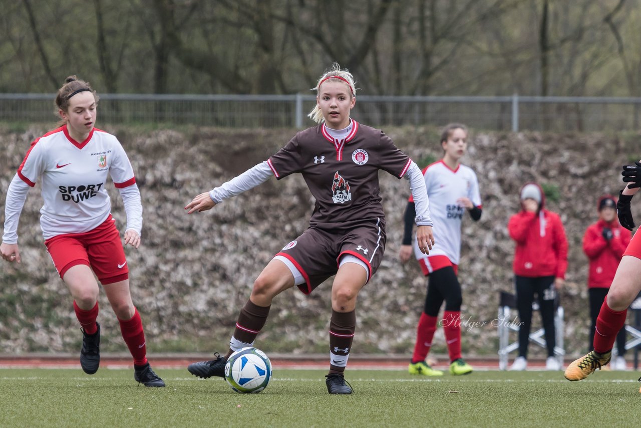 Bild 127 - B-Juniorinnen Walddoerfer - St.Pauli : Ergebnis: 4:1